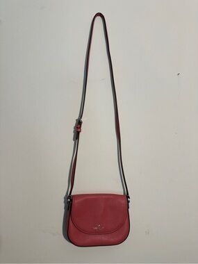 Kate Spade Leila Mini Flap Crossbody bag in pebbled leather